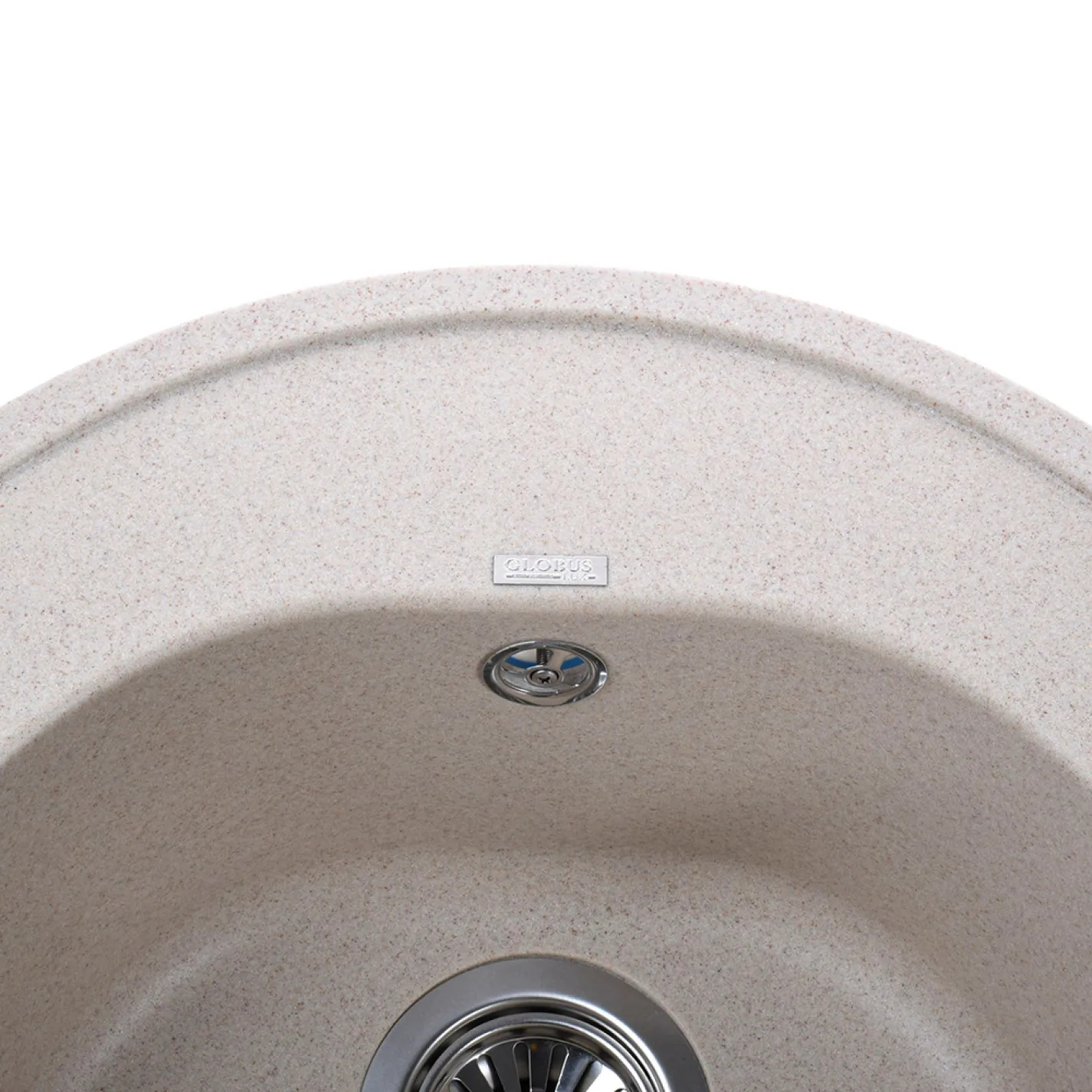 Гранітна мийка Globus Lux MARTIN 510 мм-А0004, пісочний - Фото 2